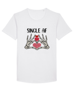 Single AF Tricou mânecă scurtă guler larg Bărbat Skater