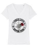 True Love Never Dies Tricou mânecă scurtă guler V Damă Evoker