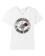 True Love Never Dies Tricou mânecă scurtă guler V Bărbat Presenter
