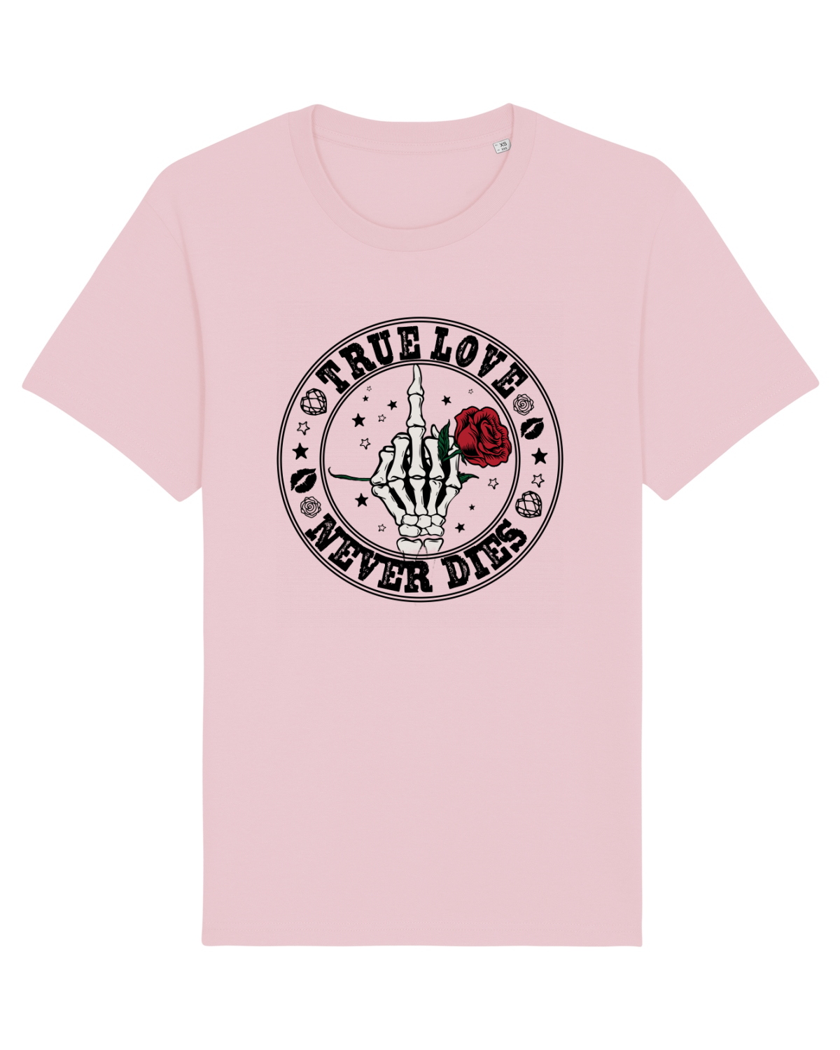 Tricou mânecă scurtă Unisex Rocker Cotton Pink