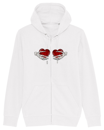 Two Hearts White