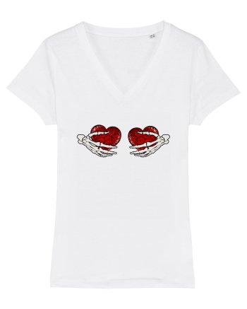 Two Hearts White