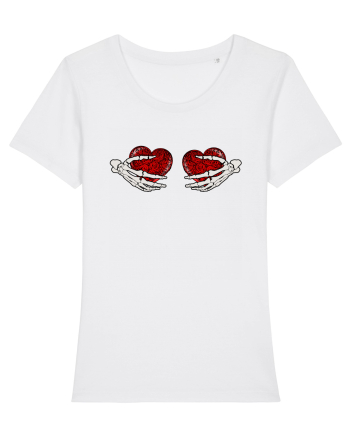 Two Hearts White