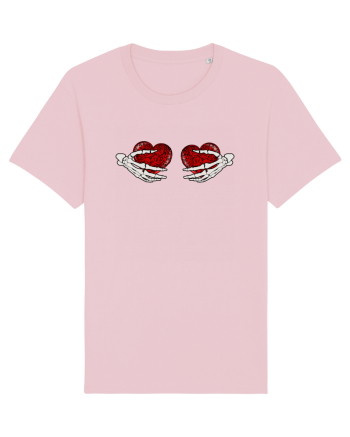Two Hearts Cotton Pink