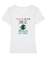 Spălare de bani Tricou mânecă scurtă guler larg fitted Damă Expresser