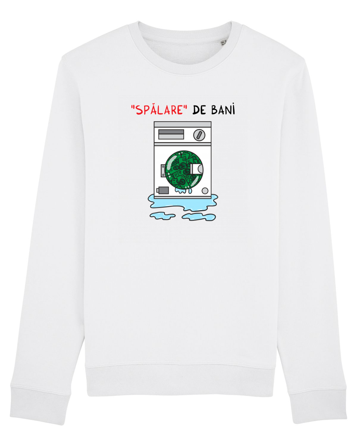 Bluză mânecă lungă Unisex Rise White