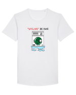 Spălare de bani Tricou mânecă scurtă guler larg Bărbat Skater