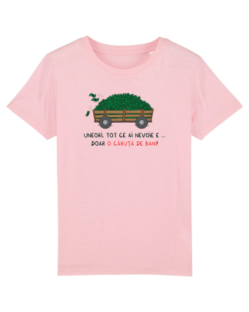 O căruță de bani Cotton Pink