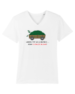 O căruță de bani Tricou mânecă scurtă guler V Bărbat Presenter