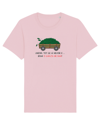 O căruță de bani Cotton Pink