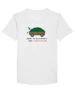 O căruță de bani Tricou mânecă scurtă guler larg Bărbat Skater
