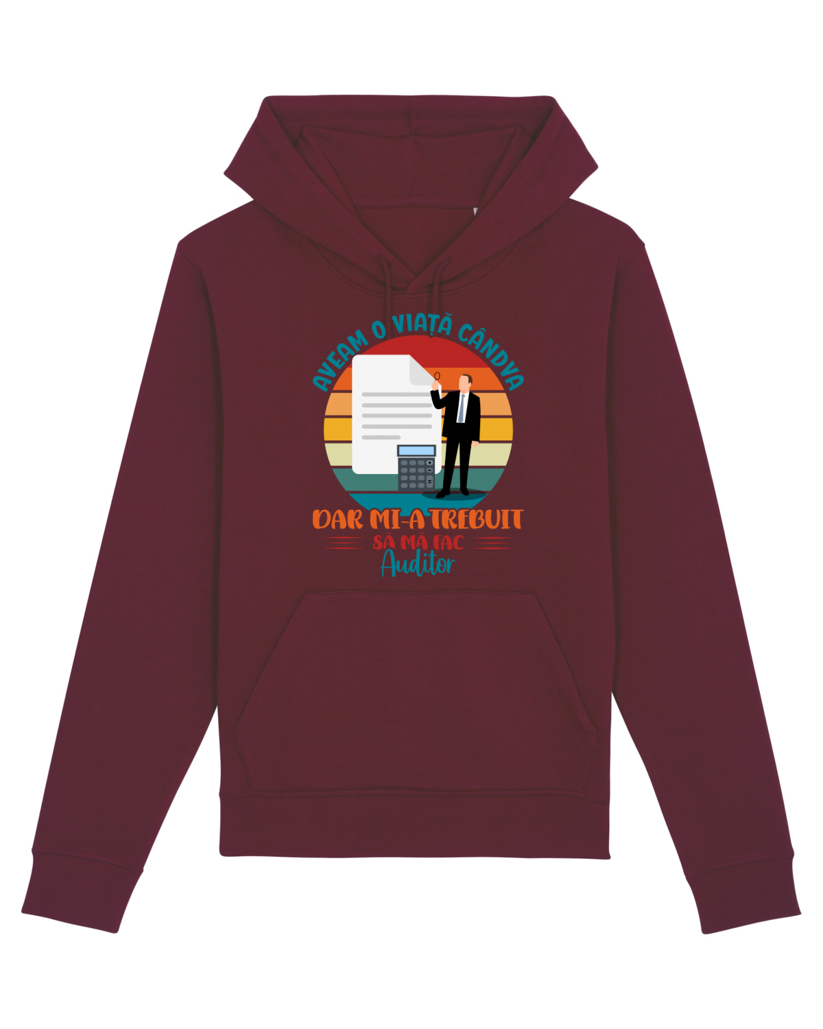 Hanorac Unisex Drummer Burgundy