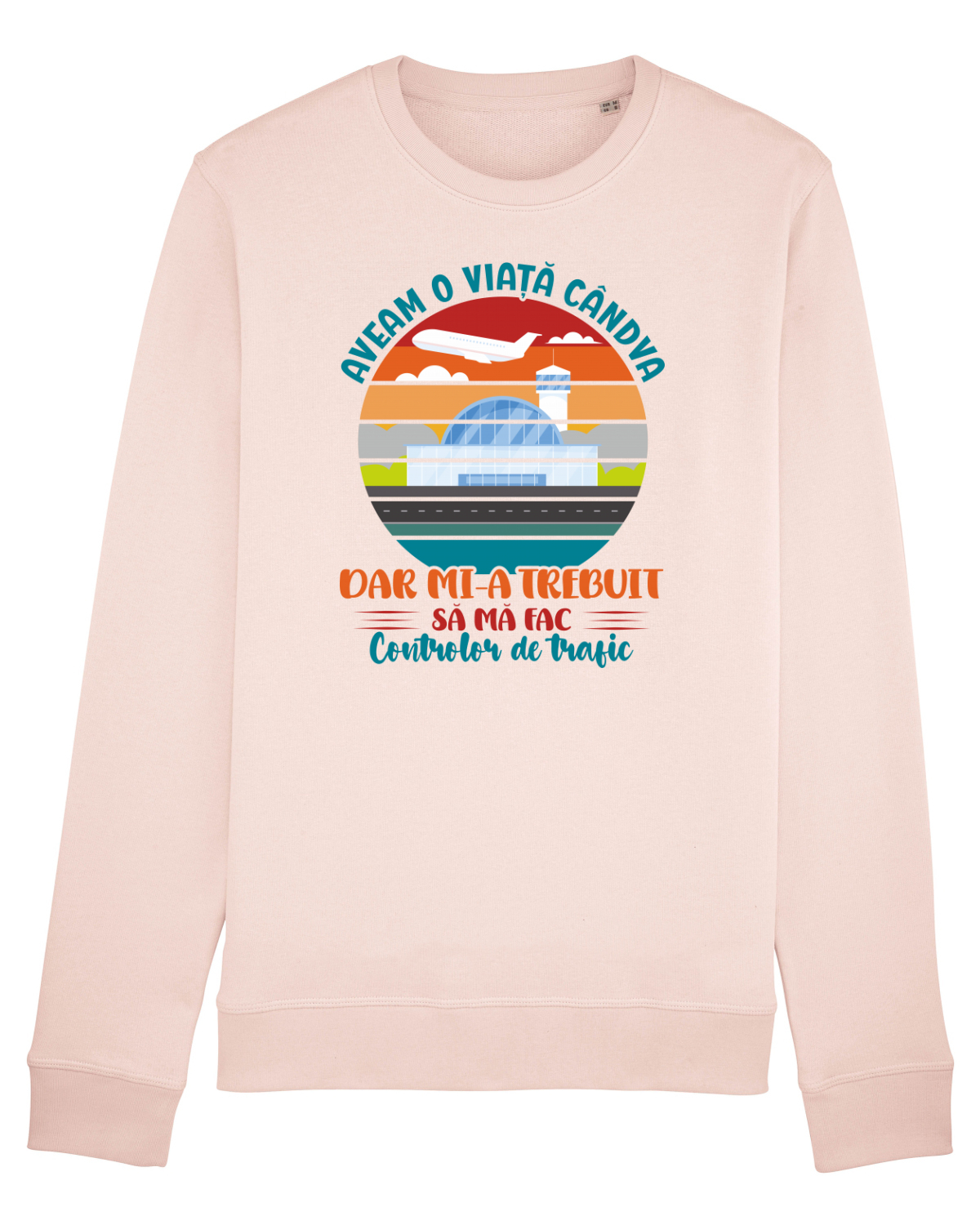 Bluză mânecă lungă Unisex Rise Candy Pink