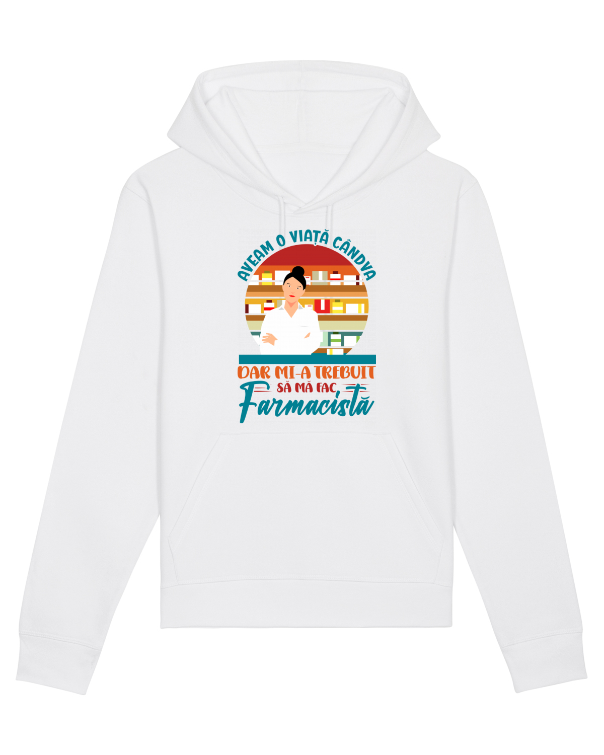 Hanorac Unisex Drummer White