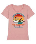 M-am făcut judecătoare Tricou mânecă scurtă guler larg fitted Damă Expresser