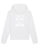 Life is better wit ha dog Hanorac Unisex Drummer