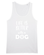 Life is better wit ha dog Maiou Bărbat Runs