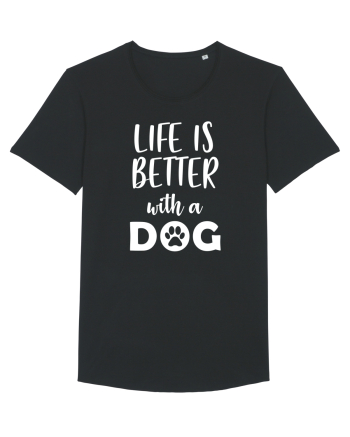 Life is better wit ha dog Black