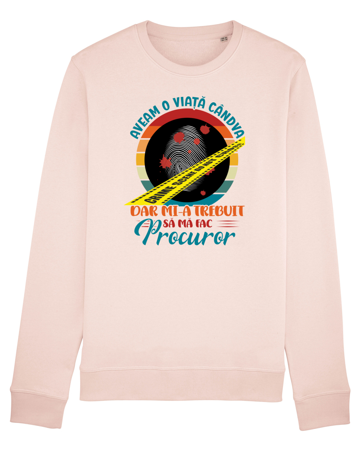 Bluză mânecă lungă Unisex Rise Candy Pink