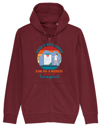 M-am făcut terapeut v1 -ea Burgundy