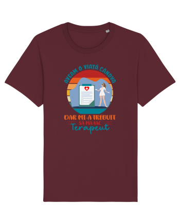 M-am făcut terapeut v1 -ea Burgundy