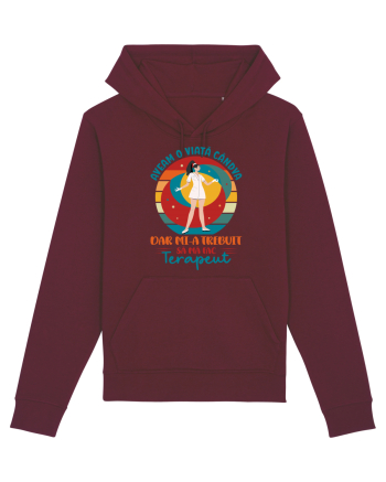 M-am făcut terapeut v2 -ea Burgundy