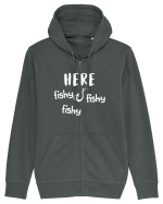 Here fishy fishy fishy Hanorac cu fermoar Unisex Connector