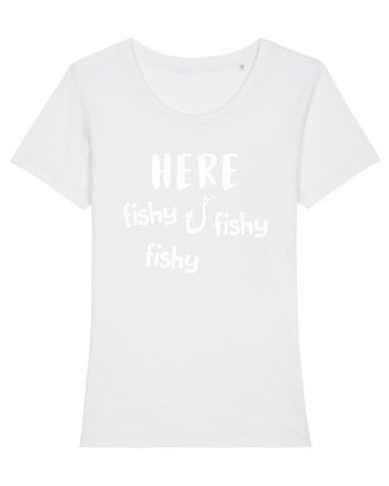 Here fishy fishy fishy White