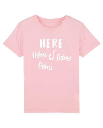 Here fishy fishy fishy Cotton Pink