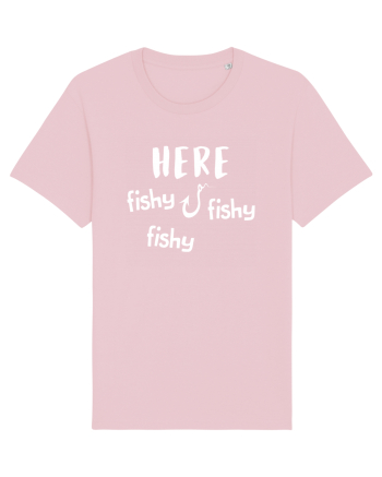 Here fishy fishy fishy Cotton Pink