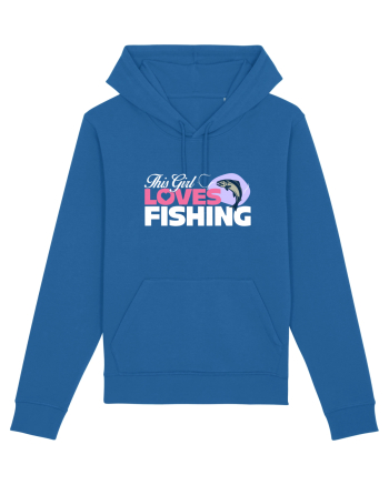 This girl loves fishing Royal Blue