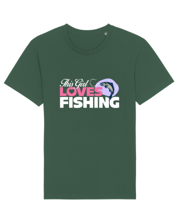 This girl loves fishing Bottle Green