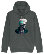 Skeleton King Hanorac cu fermoar Unisex Connector