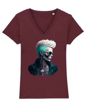 Skeleton King Burgundy