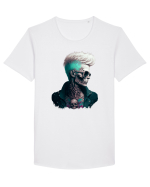 Skeleton King Tricou mânecă scurtă guler larg Bărbat Skater