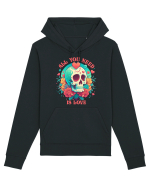 All You Need Is Love Valentine Skull Hanorac Unisex Drummer