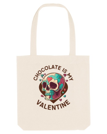 Chocolate Is My Valentine Skull Natural