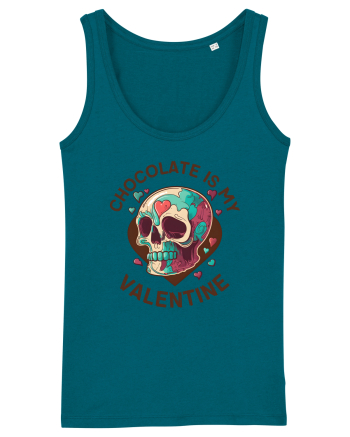 Chocolate Is My Valentine Skull Ocean Depth