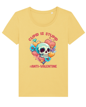 Cupid Is Stupid Anti Valentine Skull Jojoba