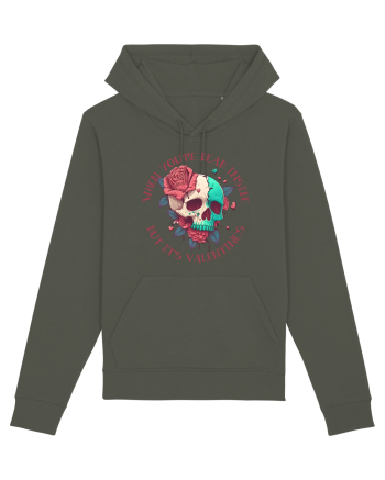 Dead Inside But It's Valentine Skull Khaki