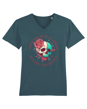 Dead Inside But It's Valentine Skull Stargazer