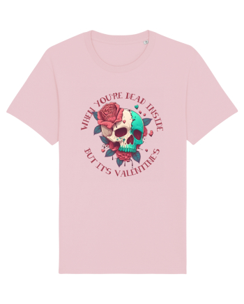 Dead Inside But It's Valentine Skull Cotton Pink