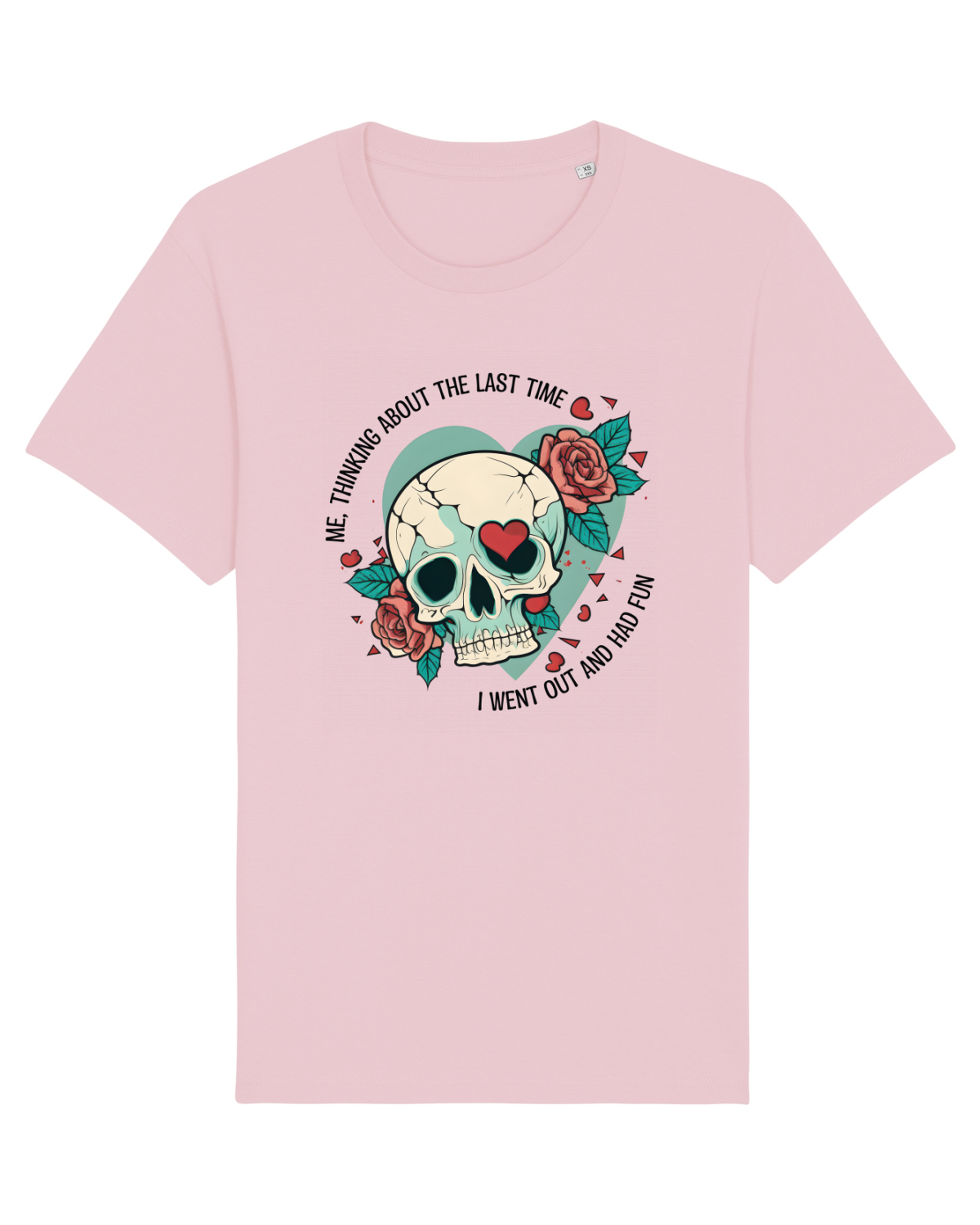 Tricou mânecă scurtă Unisex Rocker Cotton Pink