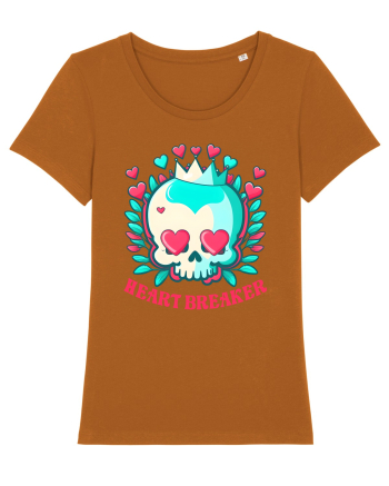 Heart Breaker Skull Valentine Roasted Orange