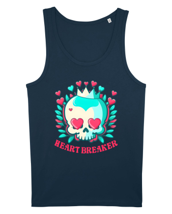 Heart Breaker Skull Valentine Navy