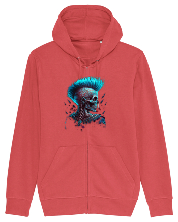 Skeleton Style Carmine Red