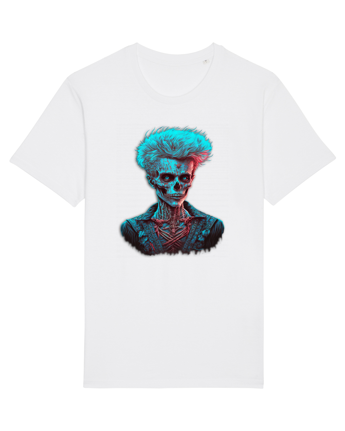 Tricou mânecă scurtă Unisex Rocker White