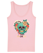 I am Broken Ok Skeleton Valentine Skull Maiou Damă Dreamer