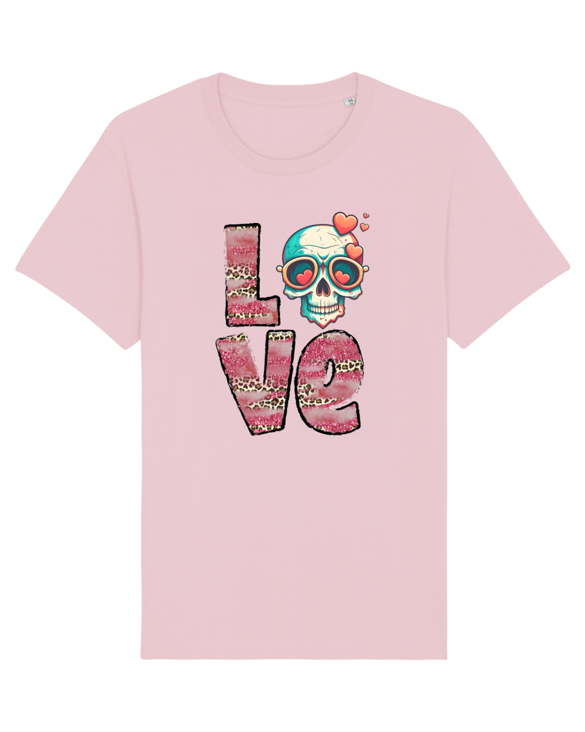 Tricou mânecă scurtă Unisex Rocker Cotton Pink