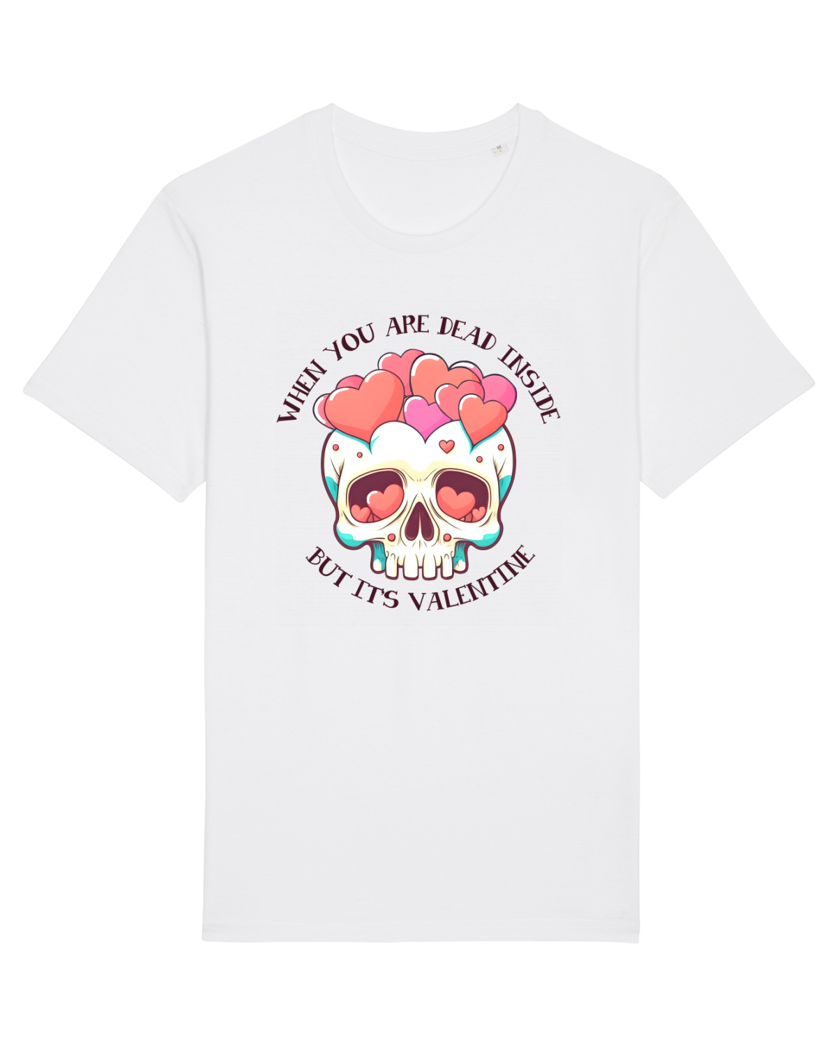 Tricou mânecă scurtă Unisex Rocker White
